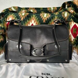Coach Tabby Black Cargo Bag 36